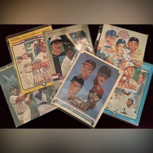 Vintage 80’s National Baseball Hall of Fame Museum Yearbook Bundle